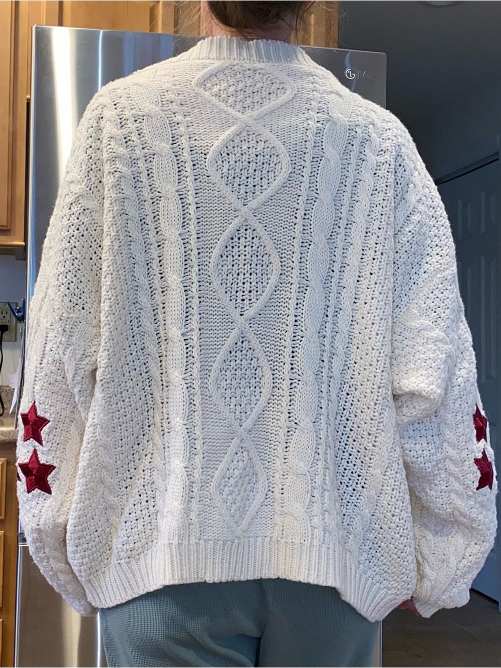 Taylor Swift Original 2021 Release Red TV Cardigan MD/LG RN162098 Stars - Picture 6 of 17